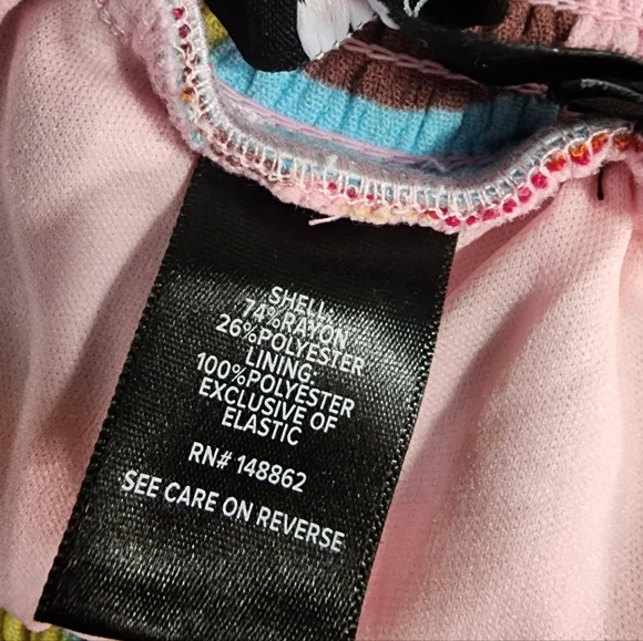 TORRID 2 Pull-On Washable Gauze Smocked Ruffle Shorts Size 3X Summer - Picture 8 of 10